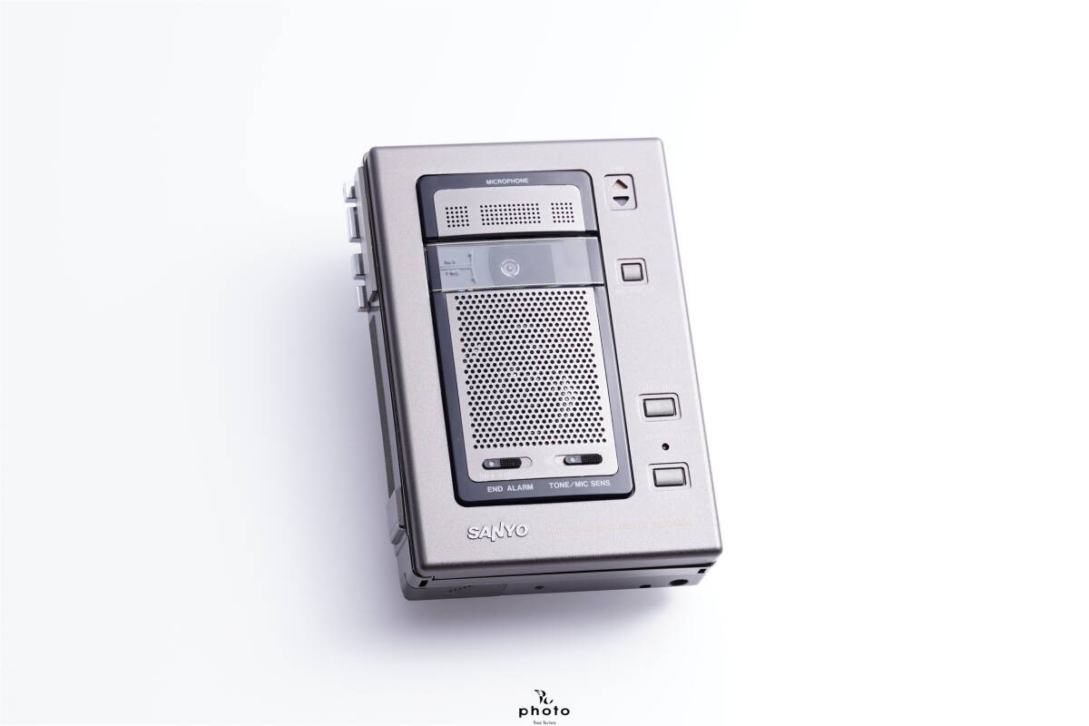 SANYO インタビュー用 カセットレコーダー MR-02 SANYO MR-02 Portable Interview Cassette Recorder Fully Serviced