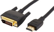 Image of HDMI A to DVI (Male) Adapter Cable Bi Directional 1080P Gold Plated 0.9 m Single