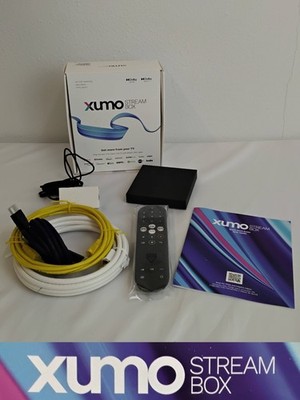 Xumo Stream Box 4K UHD Streaming Voice Search 250+ Apps Open Box #J5864