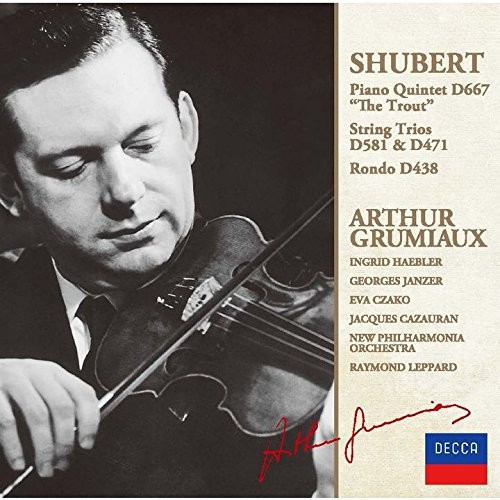 Arthur Grumiaux Schubert: Piano Quintet 'trout'. 2 String Trios. Rondo LE CD