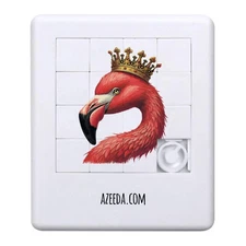 'Flamingo Wearing Crown' Sliding Puzzle (PZ00034421)