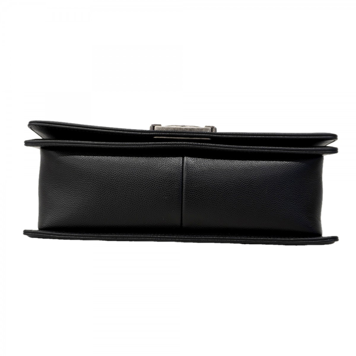 Auth [6bb1707] CHANEL Shoulder Bag Boy chanel ChainShoulder Caviarskin Black... thumbnail 3