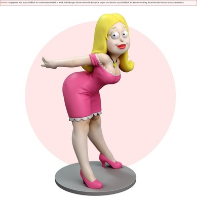 American Dad   Francine Smith | Resin Figur Fanart Statue Modell (unbemalt)