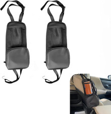 2PCS Car Seat Side Organizer, Multi-Pocket Storage Hanging Bag, Multifunctional