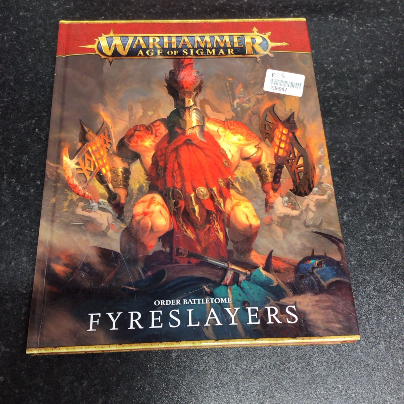 Warhammer, Age of Sigmar, Order Battletome Fyreslayers Hardcover