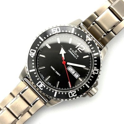 EDOX Chronorally S Titanium Day Date Men's Used watch
