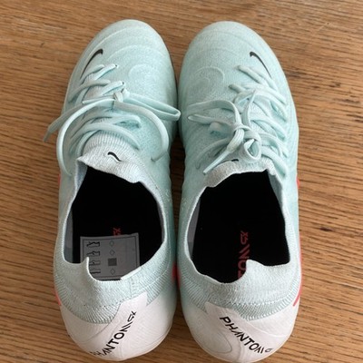 Nike Phantom GX Fußballschuhe Hellblau Weiß Pink EUR 39.5 Nocken Rasen