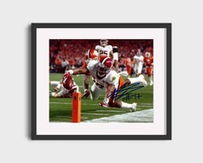 Alabama Autograph Print - Kenyan Drake Dive for Title Number 16