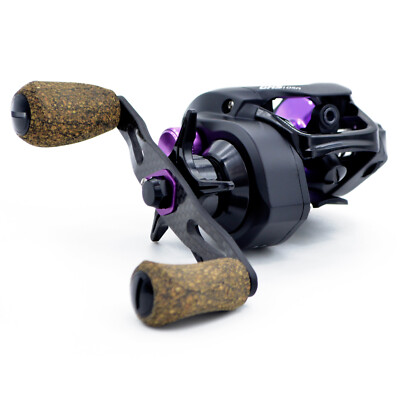 CAMEKOON Baitcast Fishing Reel Carbon Fiber Handle & Cork Grips 6
