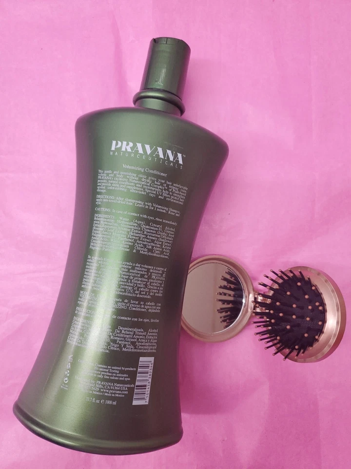 Pravana объемный кондиционер 33,7 унц. СНЯТ С ПРОИЗВОДСТВА. ТОЛЬКО 1. БЕСПЛАТНАЯ ЩЕТКА ЗЕРКАЛО - Изображение 2 из 2