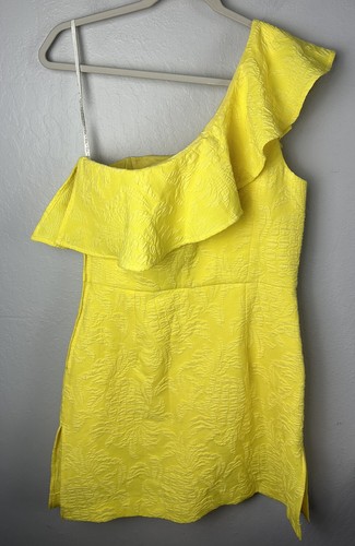 NWT Lilly Pulitzer Kipton Romper Calla Yellow Pineapple Pucker Jacquard 10 $218 - Picture 2 of 5