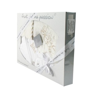 Coffret Sortie De Bain Beige Motif Bebe Ebay