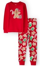 Gymboree Unisex SIZE 4T Gymmies Gingerbread Cotton Holiday Pajamas NWT Boy Girl
