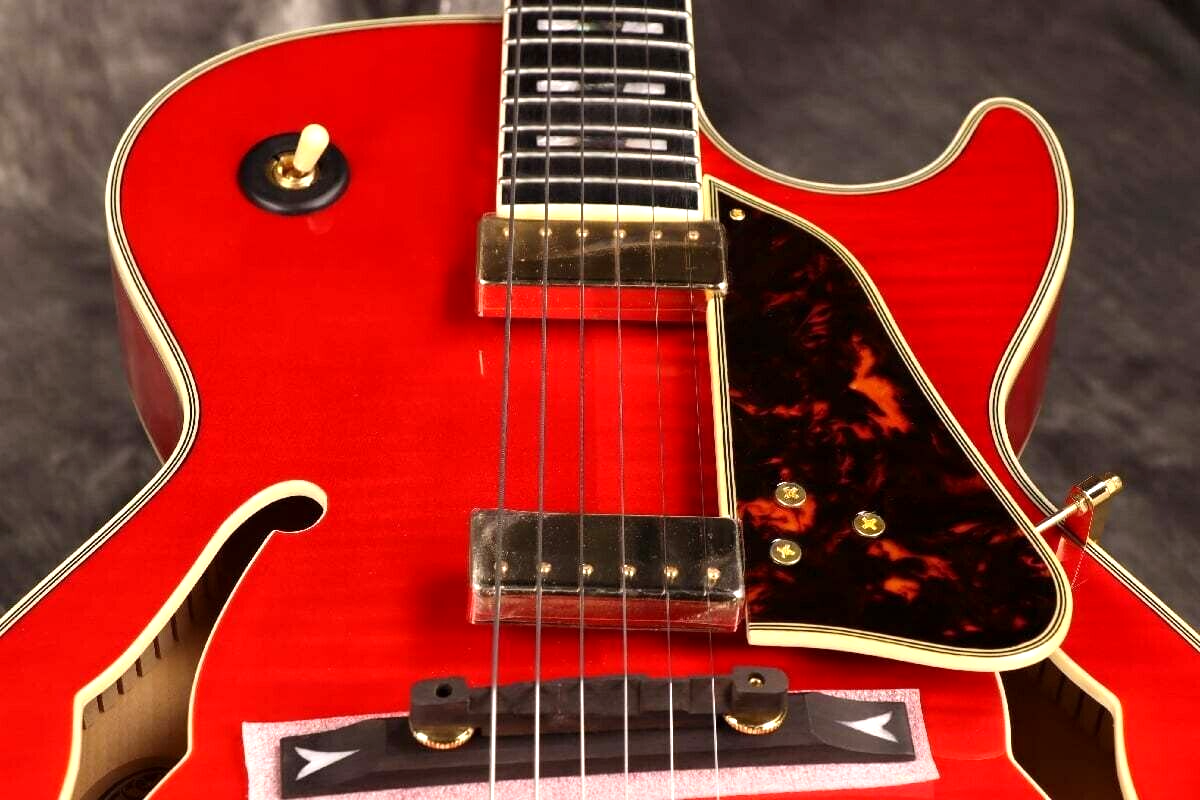 Ibanez GB10SEFM-SRR Sapphire Red George Benson SPOT Signature