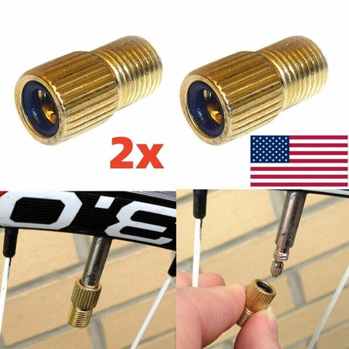 Adattatore Valvola Presta -Schrader XON - 2 Pezzi Neri, Per Gonfiare Ruote Bici Con Pompe Standard Convertitore Valvola Bici XON - Foto 10