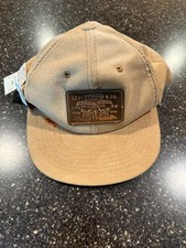 Vintage Levi Strauss Snapback Courderoy Hat. Orange Tag. New with tags