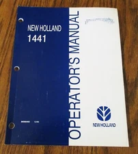 New Holland 1441 Disc Mower Conditioner Operator Maintenance Manual NH 1999 MOCO