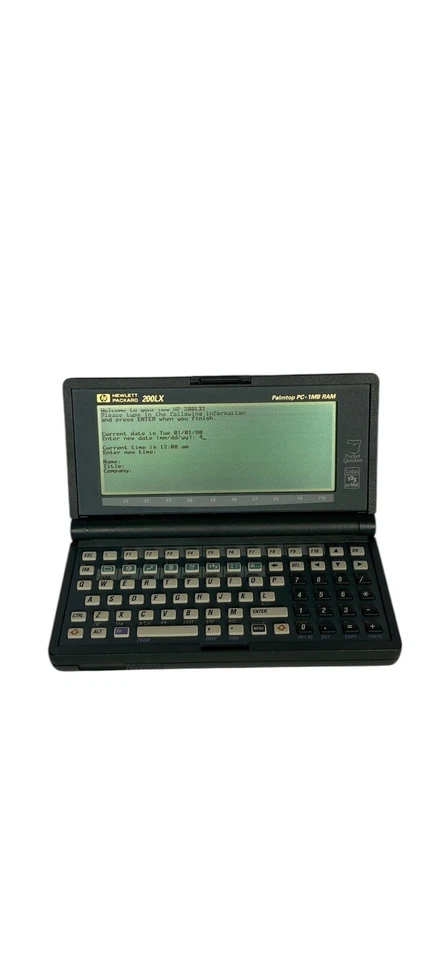 Muy raro Hewlett-Packard HP 200LX 5 MB de RAM de colección palmtop Foto 2 de 4