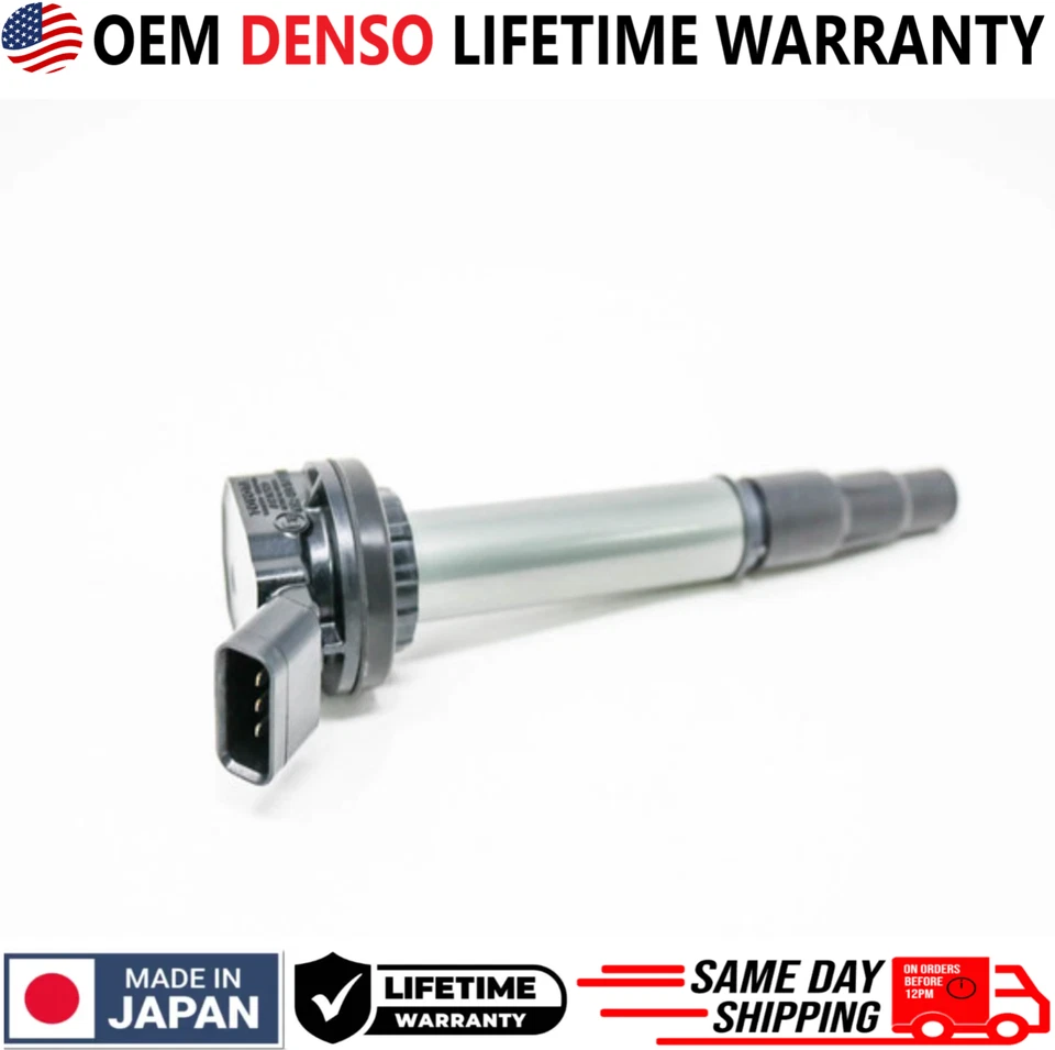 OEM DENSO Ignition Coils For 2008-2015 Toyota & Lexus 1.8L 2.4L I4, 90919-02258 - Image 3 of 4
