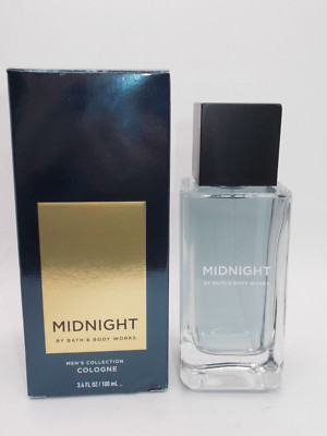 Bath & Body Works Midnight Cologne for men 3.4 ounce NEW dinger box | eBay