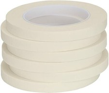 12 ROLL CASE - 1/2 " x 60 Yard Rolls - 21 lb. Tensile Strength MASKING TAPE