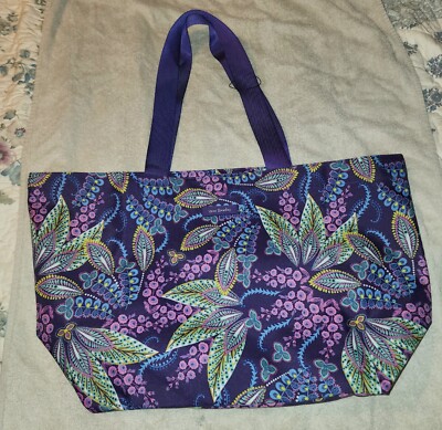 VERA BRADLEY Market Tote REUSABLE SHOPPING BAG Eco