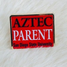 San Diego State University AZTEC Parent Enamel Lapel Hat Pin