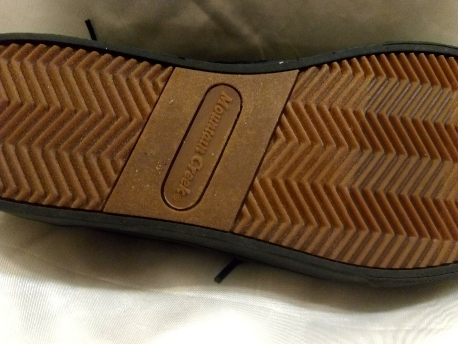 Men's Mountain Creek Black Boat Shoes Size 10 1/2 Gem