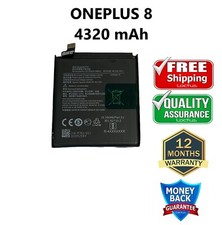 ONEPLUS 8 4320mAh Capacity BLP761 Battery Replacement IN2015 IN2017 IN2019