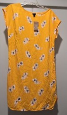 Patagonia June Lake Dress Yellow Floral Dress Women's Small NWT