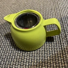 FORLIFE Stump Ceramic Teapot NO LID Green  With Infuser Tea For One