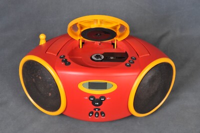 VTG Disney Mickey Mouse DB3000-C Portable CD AM/FM Stereo Radio