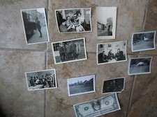 Nice LG Lot WWII German Candid Soldier Album Photos, Uniforms, Accordian, Dance