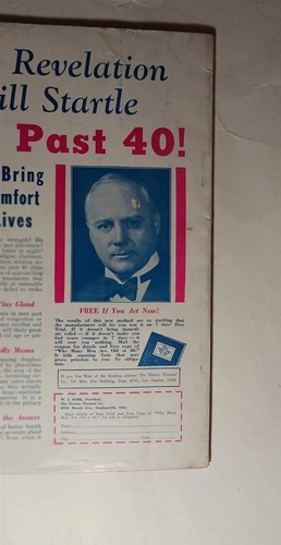 EASY MONEY PULP #1 APRIL 1936 PARKHURST COVER ROBERT LESLIE BELLEM SCARCE NICE - Picture 5 of 7