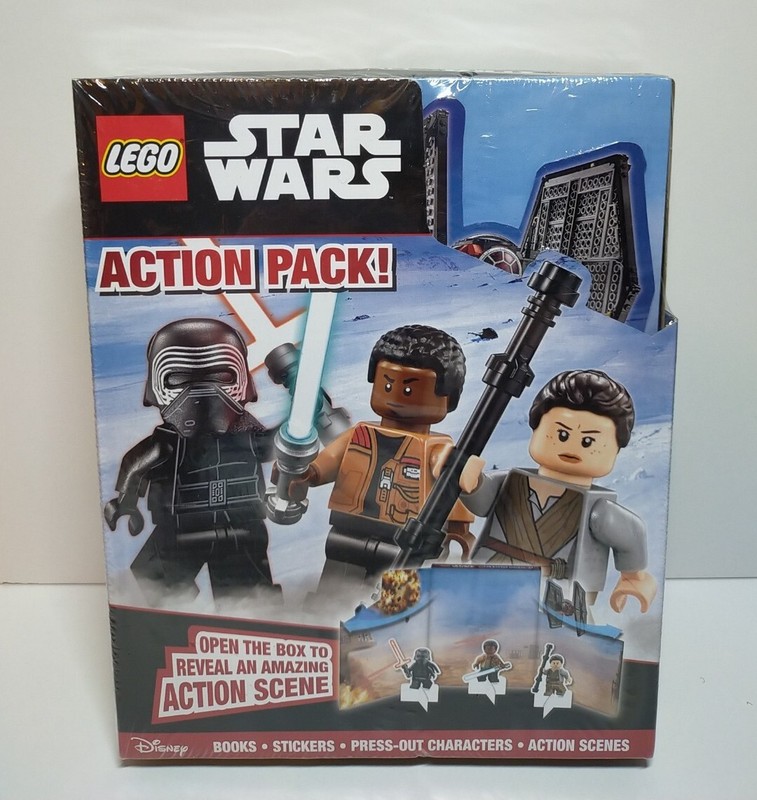 Lego Star Wars Action Pack Book Stickers Pop Out Characters Action Scenes Kids