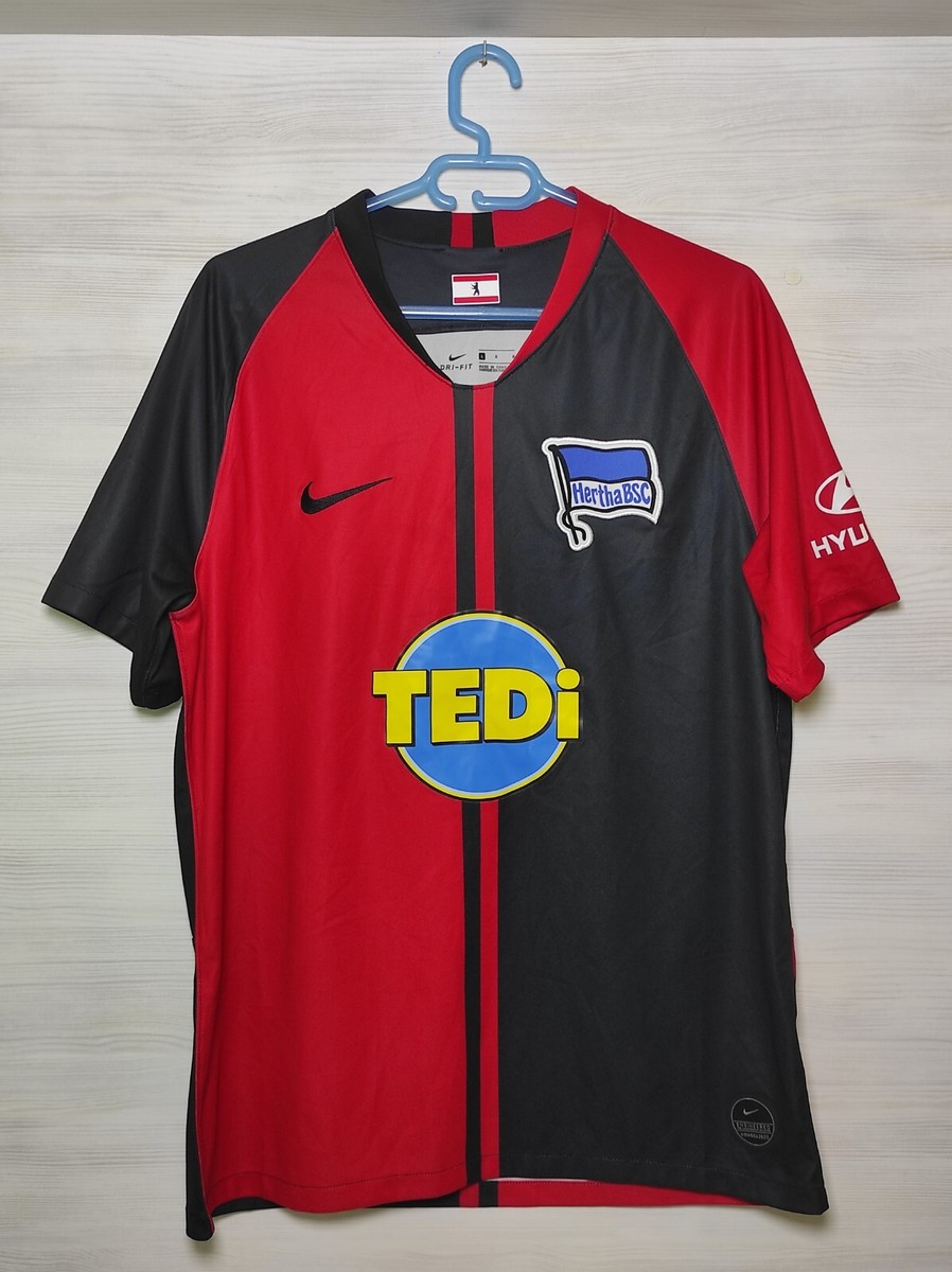 HERTHA BERLIN BSC 2019-20 AWAY SHIRT NIKE AJ5538-658 JERSEY SOCCER SIZE L
