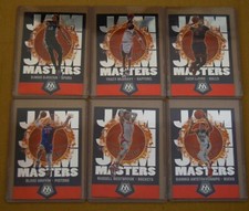 2019-20 Mosaic Basketball JAM MASTERS LOT OF (6) ANTETOKOUNMPO WESTBROOK MCGRADY