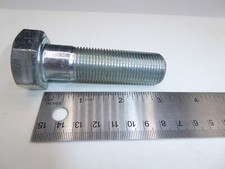7/8-14 x 3" Grade 5 Bolt Plain Zinc Steel VINTAGE Made in USA New Quantity of 1