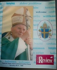 St. Louis Review; Pope John Paul II Visit 1999 Commemorative Book St. Louis, MO