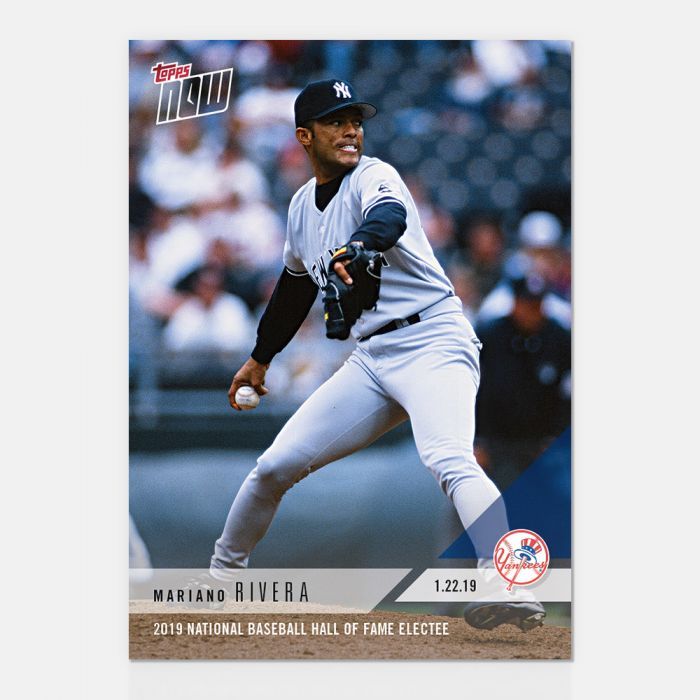 2018 TOPPS NOW #OS63 MARIANO RIVERA 2019 NATIONAL BASEBALL HOF ELECTEE