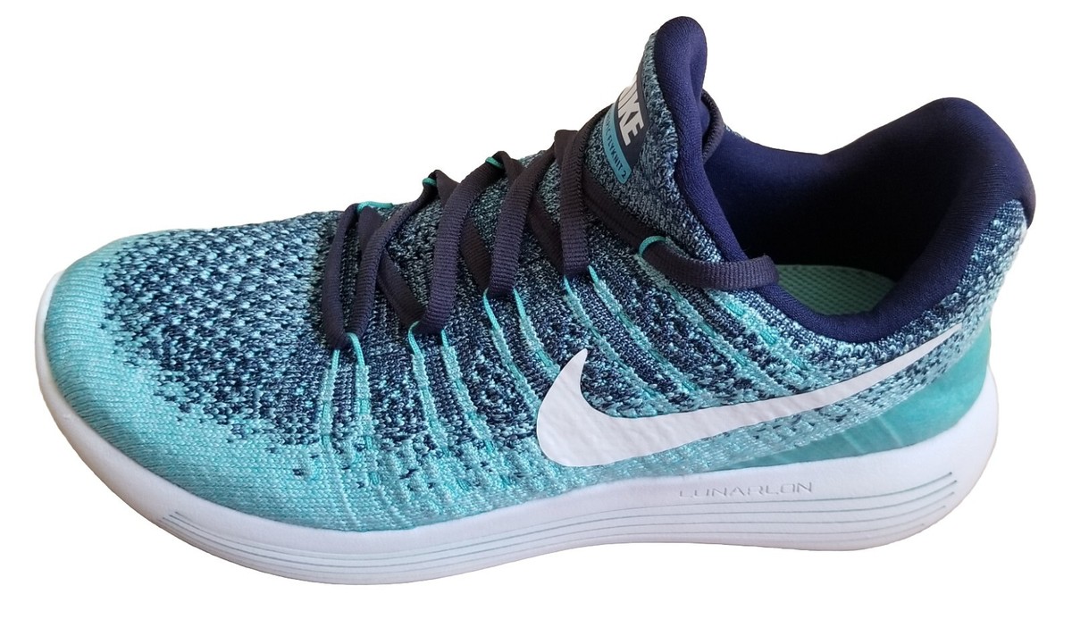Nike Women's LunarEpic Flyknit Low Running Shoes Binary Blue