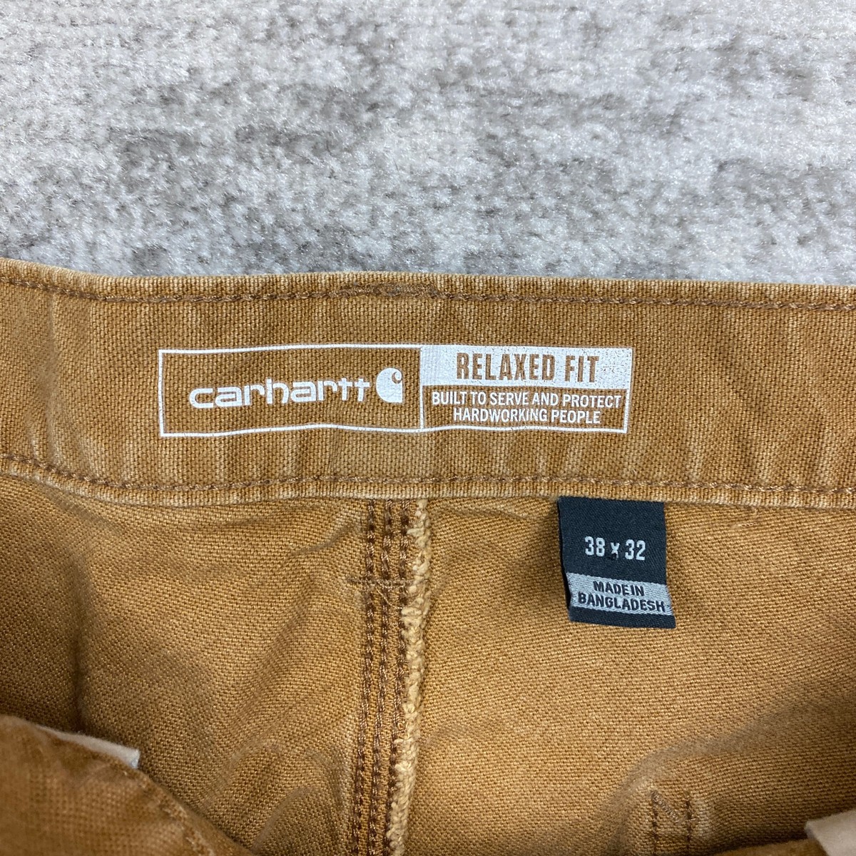 Carhartt Carpenter Pants 38 Brown Y2K Workwear Construction