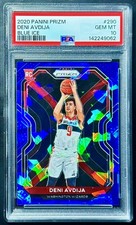 2020-21 Panini Prizm DENI AVDIJA #290 Blue Ice Prizm Rookie #86/125 PSA 10 Gem