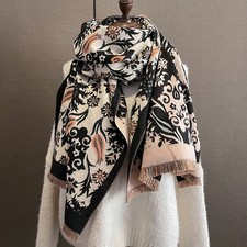 Luxuriously Soft Cashmere-Feel Scarf  Oversized Shawl Wrap for Women