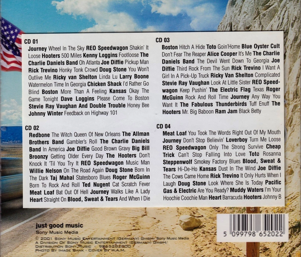 VARIOUS - Free Highway • The Sound Of America [4 CD Fat Box] Zustand neuwertig - Bild 2 von 2