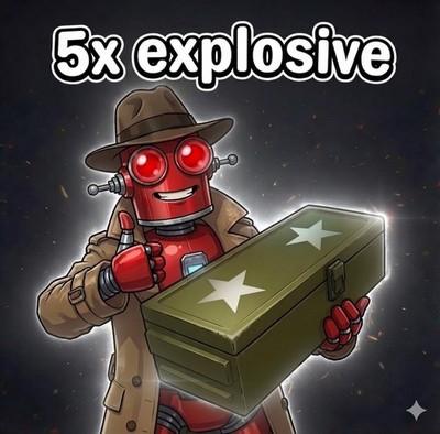 Fallout 76 PS4 / PS5   5x EXPLOSIVE legendary Mods 