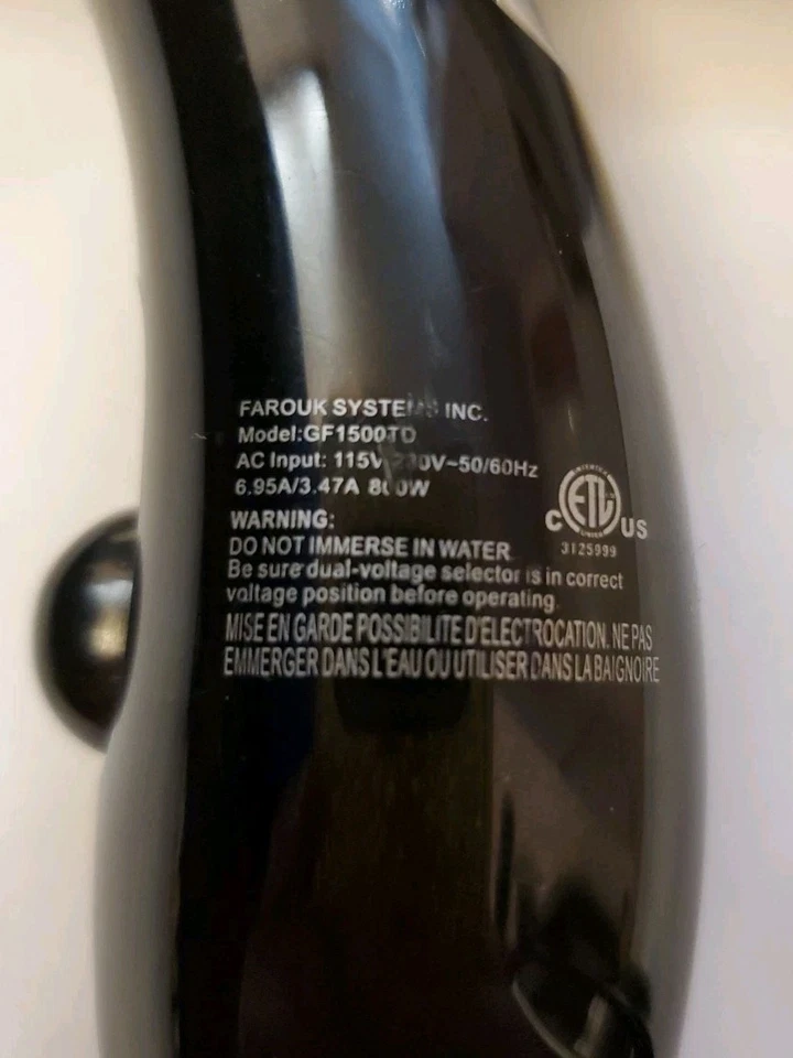 Secador de pelo Mini CHI Pro bajo EMF tamaño de viaje Foto 4 de 4