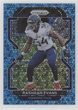 2021 Panini Prizm No Huddle Blue Prizm 52/79 Rashaan Evans #6 1u6