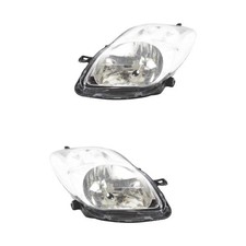 Halogen Scheinwerfer Set links & rechts Hauptscheinwerfer H4 für Toyota Yaris