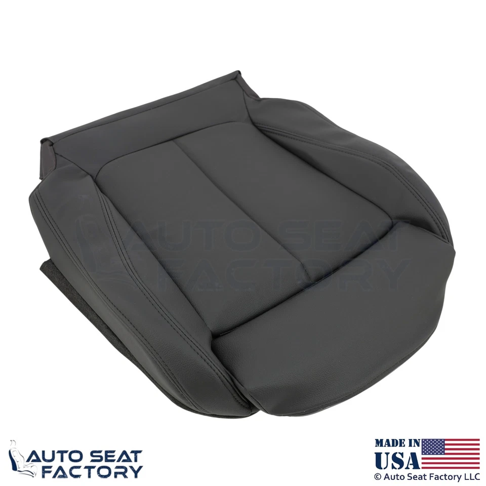 2014-2020 For BMW 4 Series Genuine Leather Front Bottom Replacement Covers Black - Image 4 of 4